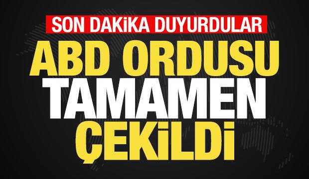 Irak son dakika duyurdu! ABD ordusu tamamen &ccedil;ekildi