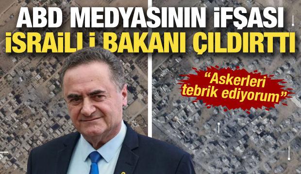 İsrailli Bakandan korkun&ccedil; yıkıma &ouml;vg&uuml;! "İsrail askerlerini tebrik diyorum"