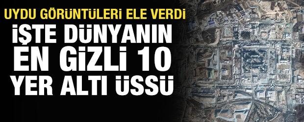 İşte d&uuml;nyanın en gizli 10 yer altı &uuml;ss&uuml;