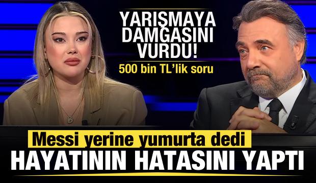 Kim Milyoner'e damga vuran an! Messi yerine yumurta dedi! Sosyal medyada g&uuml;ndem oldu