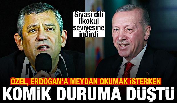 &Ouml;zel, Erdoğan'a meydan okumak isterken komik duruma d&uuml;şt&uuml;: Sana 1,5 milyon oy avans