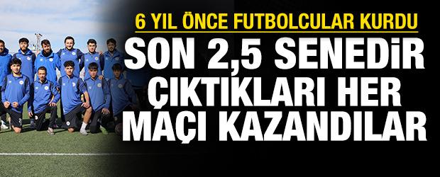 Şanlıurfa'da eski futbolcuların kurduğu takım son 2,5 senede &ccedil;ıktığı her ma&ccedil;ı kazandı