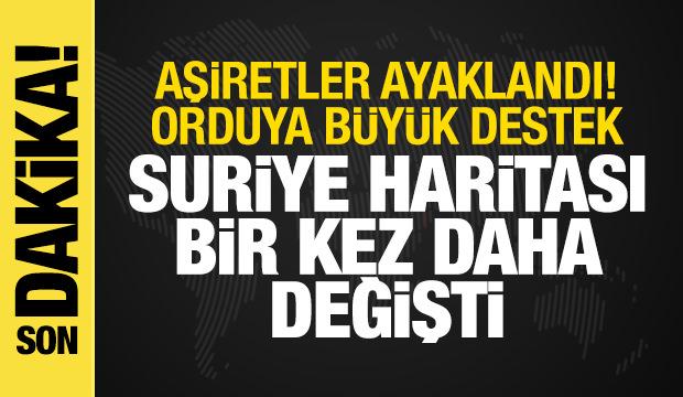 Suriye ordusundan SDG'ye ağır darbeler: Suriye'de harita değişti