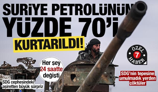 Suriye'de SDG balonu 24 saatte patladı: Petrol&uuml;n y&uuml;zde 70'ini kaybettiler! Karargah d&uuml;şt&uuml;
