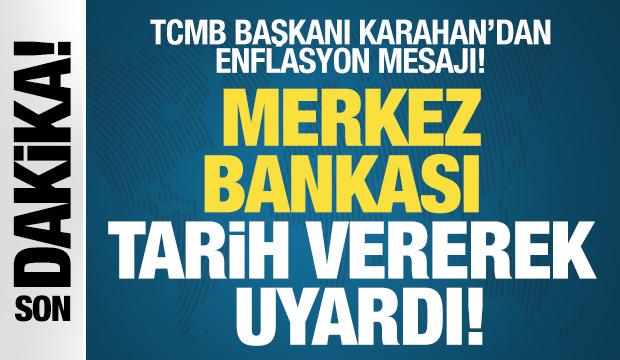TCMB Başkanı Karahan'dan enflasyon mesajı: &Ouml;n&uuml;m&uuml;zdeki iki ay dalgalanma olabilir
