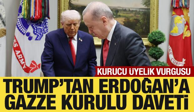 Trump'tan Erdoğan'a Gazze Kurulu daveti