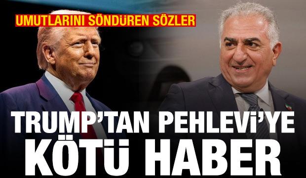 Trump'tan Pehlevi'ye k&ouml;t&uuml; haber: İyi birine benziyor ama...