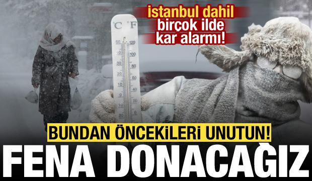 T&uuml;rkiye'yi buz tutacak! Meteoroloji'den yeni kar uyarısı: İstanbul dahil bir&ccedil;ok ilde alarm