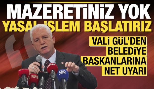 Vali G&uuml;l'den belediyelere sahipsiz sokak hayvanları uyarısı: Yasal işlem başlatılacak