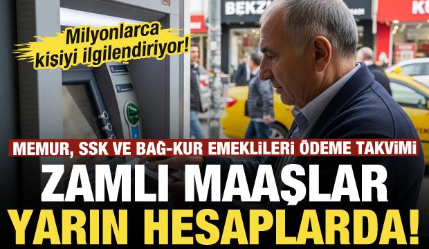 Zamlı maaş takvimi belli oldu: &Ouml;demeler başlıyor