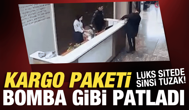 Zeytinburnu'nda l&uuml;ks sitede kargo paketi bomba gibi patladı: 2 yaralı