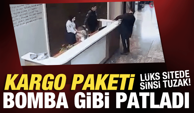 Zeytinburnu'nda l&uuml;ks sitede kargo paketi bomba gibi patladı: 2 yaralı