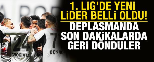 1. Lig'in yeni lideri belli oldu! Deplasmanda geri d&ouml;nd&uuml;ler