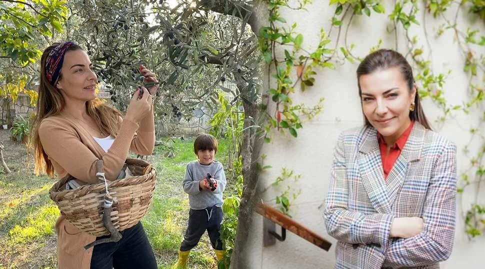 Burcu Kara'nın yeni mesleği g&uuml;ndem oldu! 'Zeytinci olduk'