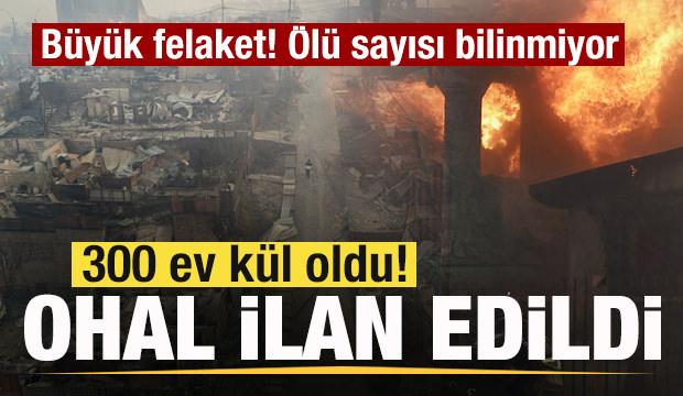 B&uuml;y&uuml;k felaket! 300 ev k&uuml;l oldu! OHAL ilan edildi! &Ccedil;ok sayıda &ouml;l&uuml; var