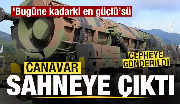 Canavar f&uuml;ze' sahneye &ccedil;ıktı! 'Bug&uuml;ne kadarki en g&uuml;&ccedil;l&uuml;" f&uuml;zesini cepheye g&ouml;nderdi