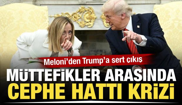 'Cephe hattı' gerilimine İtalya da katıldı! Trump'a sert &ccedil;ıkış
