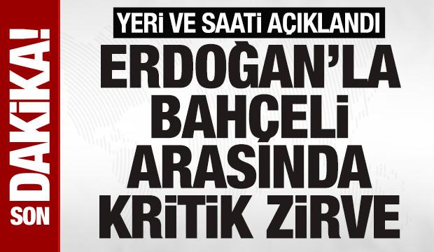 Cumhurbaşkanı Erdoğan, Bah&ccedil;eli'yi Cumhurbaşkanlığı K&uuml;lliyesi'nde kabul edecek 