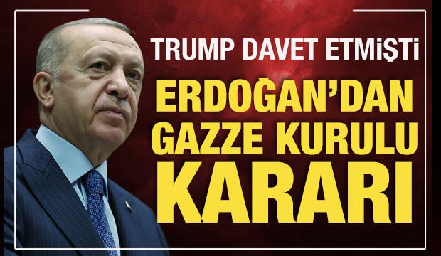 Cumhurbaşkanı Erdoğan'dan Gazze Kurulu kararı
