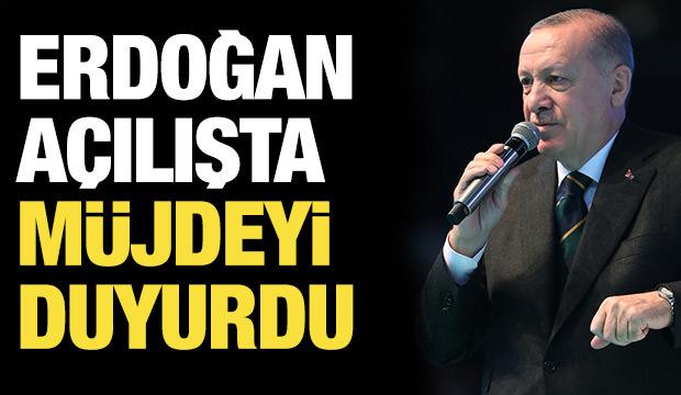 Aydın Şehir Hastanesi'nin a&ccedil;ılışında konuşan Erdoğan m&uuml;jdeyi b&ouml;yle duyurdu