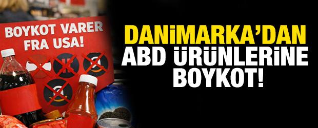 Danimarka&rsquo;da ABD &uuml;r&uuml;nlerine geniş &ccedil;aplı boykot