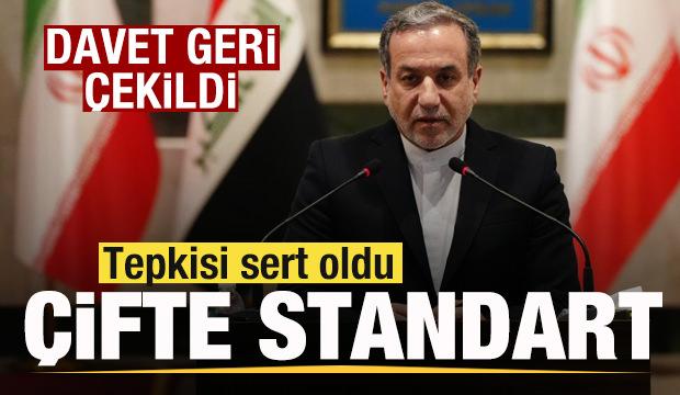 Davet geri &ccedil;ekildi! İran'dan son dakika a&ccedil;ıklaması: &Ccedil;ifte standart