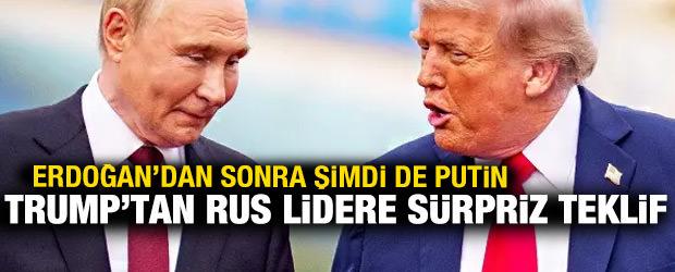 Erdoğan'dan sonra şimdi de Putin! Trump'tan Rus lidere Gazze teklifi