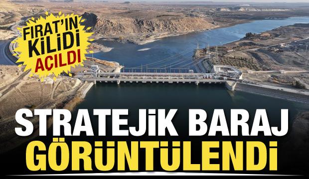 Fırat'ın kilidi Tişrin Barajı g&ouml;r&uuml;nt&uuml;lendi
