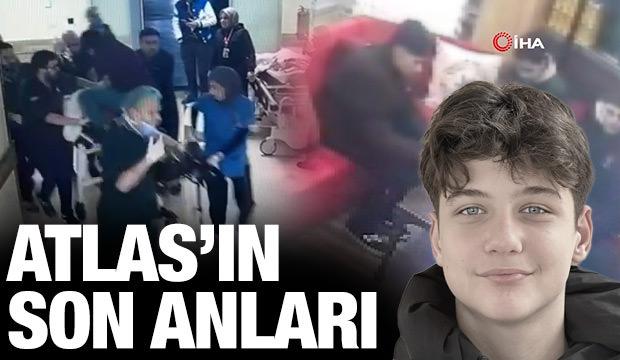 G&uuml;ng&ouml;ren'de &ouml;ld&uuml;r&uuml;len Atlas &Ccedil;ağlayan'ın hastanedeki son g&ouml;r&uuml;nt&uuml;leri ortaya &ccedil;ıktı