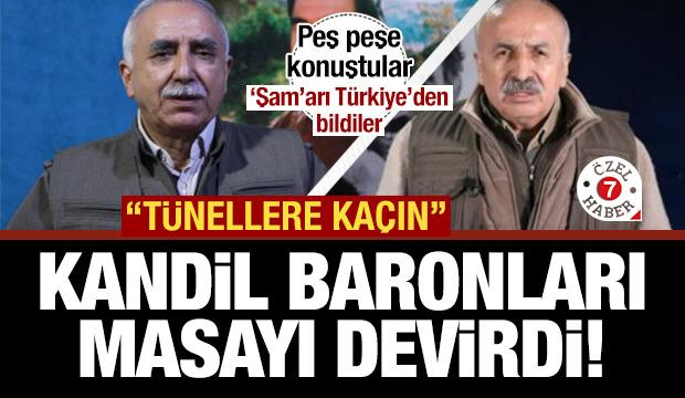 Kandil baronları Suriye'de masayı devirdi! Peş peşe a&ccedil;ıklamalar... 'T&uuml;nellere saklanın'