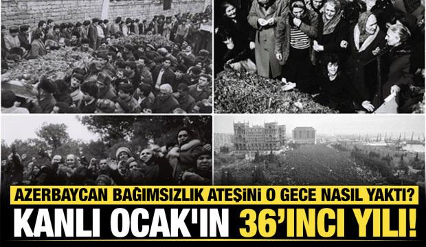  Kanlı Ocak'ın 36. yılı: Azerbaycan bağımsızlık ateşini o gece nasıl yaktı?