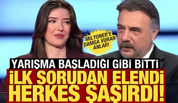 Milyoner'e damga vuran anlar! İlk sorudan elendi, herkes şaşırdı