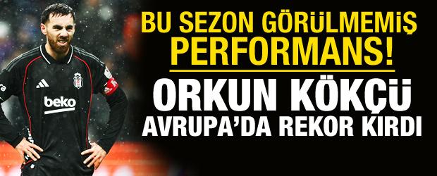 Orkun K&ouml;k&ccedil;&uuml;'den olağan&uuml;st&uuml; performans! Avrupa rekoru kırdı