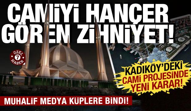 'Siluete han&ccedil;er' diyerek rahatsız oldular: Kadık&ouml;y'deki cami projesine mahkemeden karar