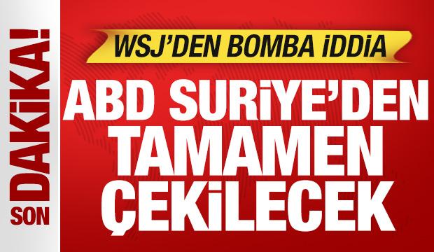 ABD, Suriye'den askeri g&uuml;&ccedil;lerini tamamen &ccedil;ekecek iddiası