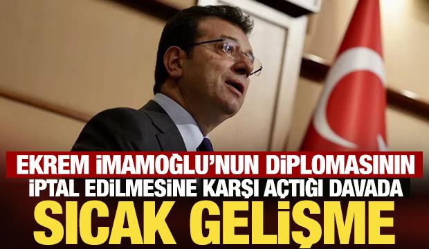 Son Dakika: Ekrem İmamoğlu'nun diplomasının iptal edilmesine karşı a&ccedil;tığı dava reddedildi