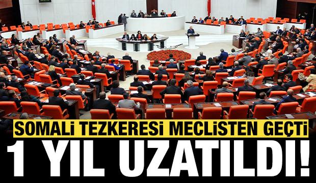 Son dakika: Somali Tezkeresi meclisten ge&ccedil;ti! T&uuml;rk askerinin Aden'deki g&ouml;revi uzatıldı