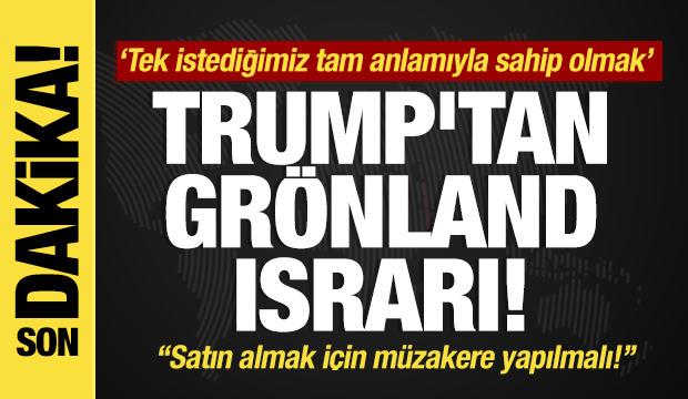 Son dakika...Trump'tan Davos'ta Gr&ouml;nland &ccedil;ıkışı: "Satın almak i&ccedil;in m&uuml;zakere yapılmalı"