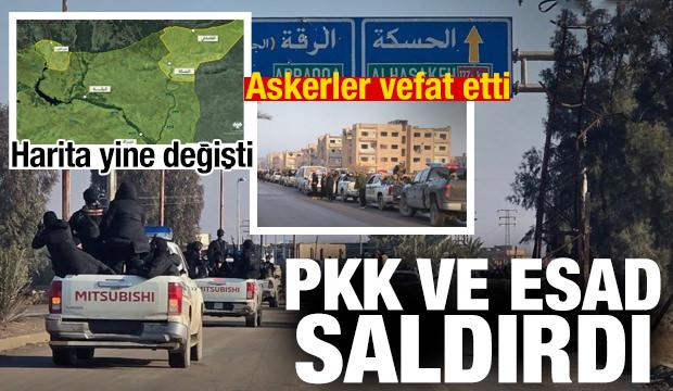 Suriye haritası değişti! Ordu, SDG'nin boşalttığı yerlere girdi! PKK ve Esad saldırdı