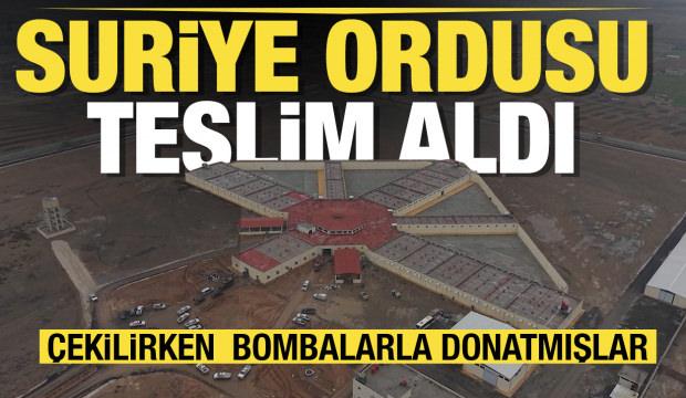 Suriye İ&ccedil;işleri Bakanlığı Rakka'daki Aktan Hapishanesi'ni teslim aldı