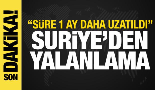 "Suriye ile SDG arasındaki ateşkes uzatıldı" iddiası