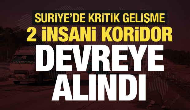 Suriye ordusu duyurdu: Rakka-Haseke ve Halep kırsalında insani koridor a&ccedil;ıldı