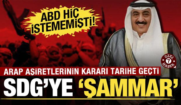 Suriye'nin en b&uuml;y&uuml;k aşiretinden SDG'ye darbe: &Ouml;rg&uuml;t&uuml; &ccedil;&ouml;k&uuml;şe g&ouml;t&uuml;ren kritik hamle