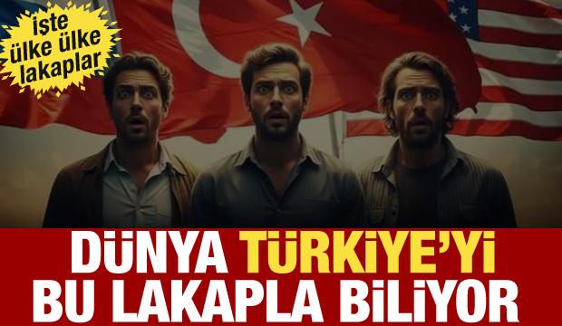 Tek tek a&ccedil;ıklandı! D&uuml;nya T&uuml;rkiye'yi bu lakapla biliyor... 