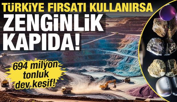 Toprağın altından servet fışkırıyor! 694 milyon tonluk dev keşif! 
