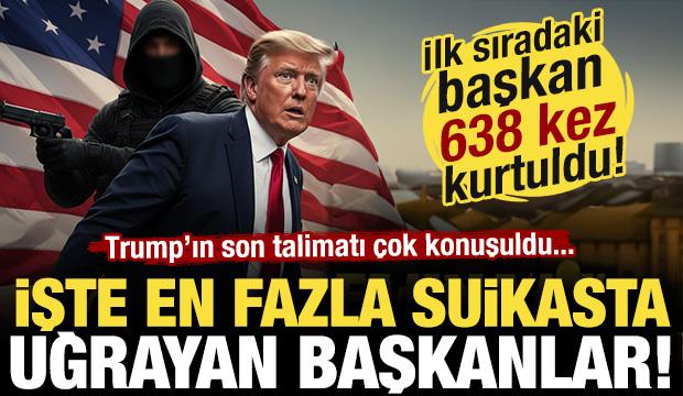 Trump iddiası olay oldu! İşte en fazla suikaste uğrayan başkanlar! Rekor sayıyla birinci!