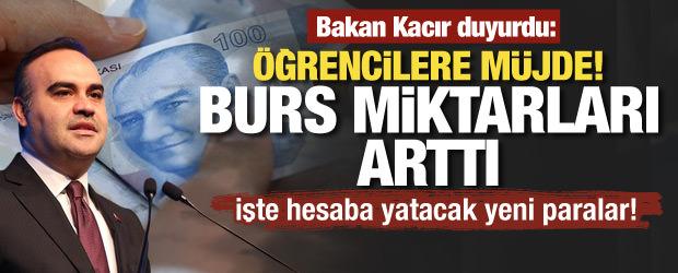 T&Uuml;BİTAK burslarında yeni d&ouml;nem: Bakan Kacır m&uuml;jdeyi verdi