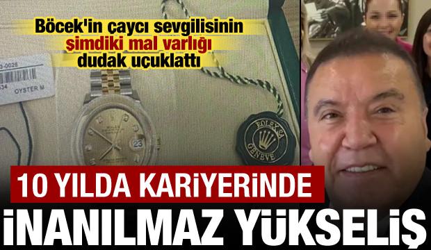 10 yılda &ccedil;aycılıktan memurluğa... Muhittin B&ouml;cek'in sevgilisinin mal varlığı şoke etti