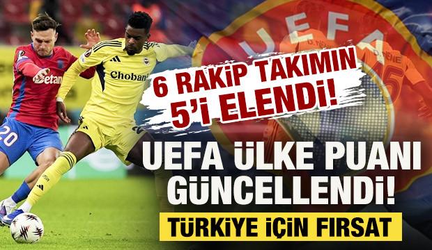 6 Hollanda takımının 5'i elendi! UEFA &Uuml;lke Puanı sırası g&uuml;ncellendi: T&uuml;rkiye i&ccedil;in fırsat