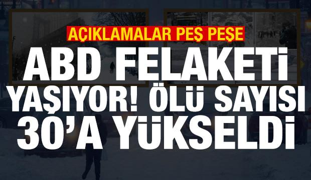 ABD'de kar fırtınası! &Ouml;l&uuml; sayısı 30'a y&uuml;kseldi